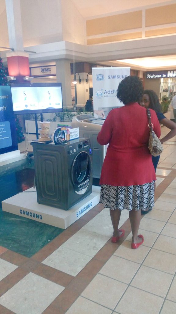 Its_YellowMoon's tweet photo. Final day of the Samsung #AddWash and #DualWash at @thejunctionmall. Don't miss this chance to learn about these innovative washing machines https://t.co/ay40JW8kOX
