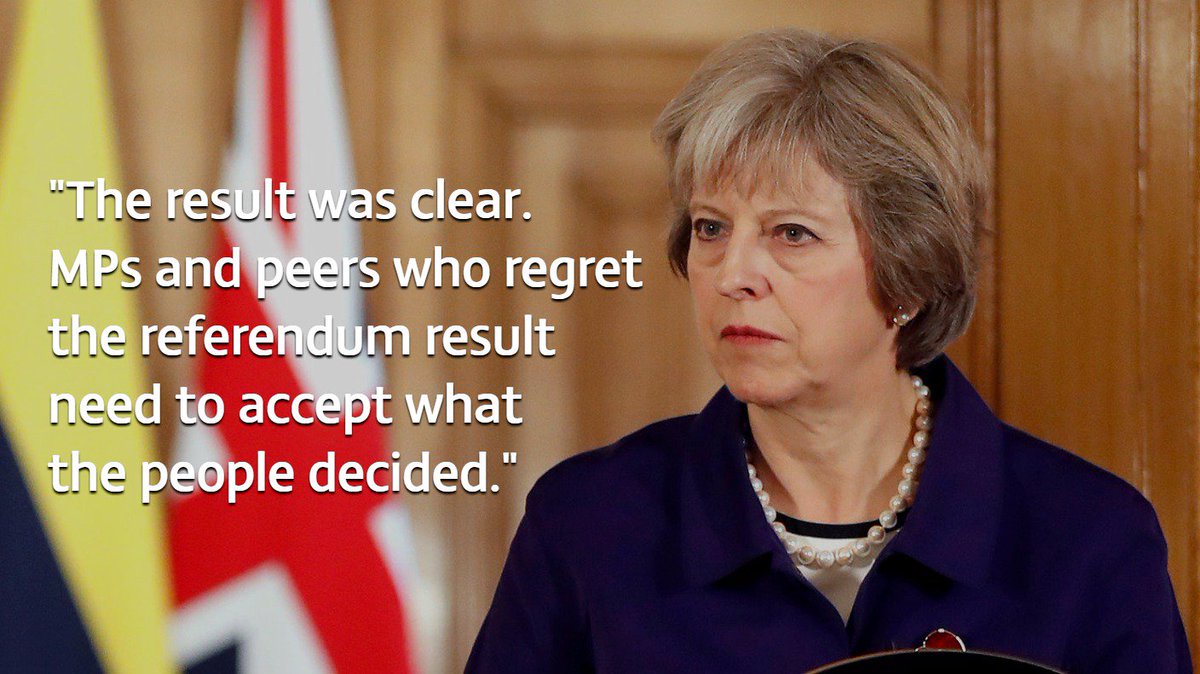 itvnews's tweet image. May: I won&apos;t allow Remain supporters to tie my hands in Brexit negotiations itv.com/news/2016-11-0…