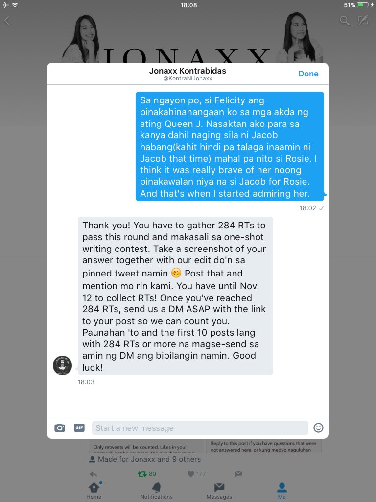 nejaentropy's tweet photo. GUYS, PLEASE HELP ME GAIN 284 RETWEETS!! PARA 'TO SA BABY KO 💙😭 ILY AND THANKYOU THANKYOU THANKYOU! @KontraNiJonaxx https://t.co/WpXWV2JAVx