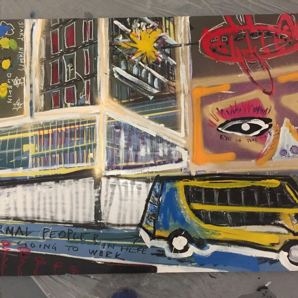 Great day in <a href="/thekempgallery/">TheKEMPGallery</a> yesterday, enjoyed collaborating with <a href="/_KEMP_/">KEMP</a> here's the #beforeafter @amy_beb