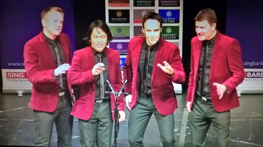 The hugely popular Hustle confidently take to the stage to perform 'Feelin' Good'. #babsprelims