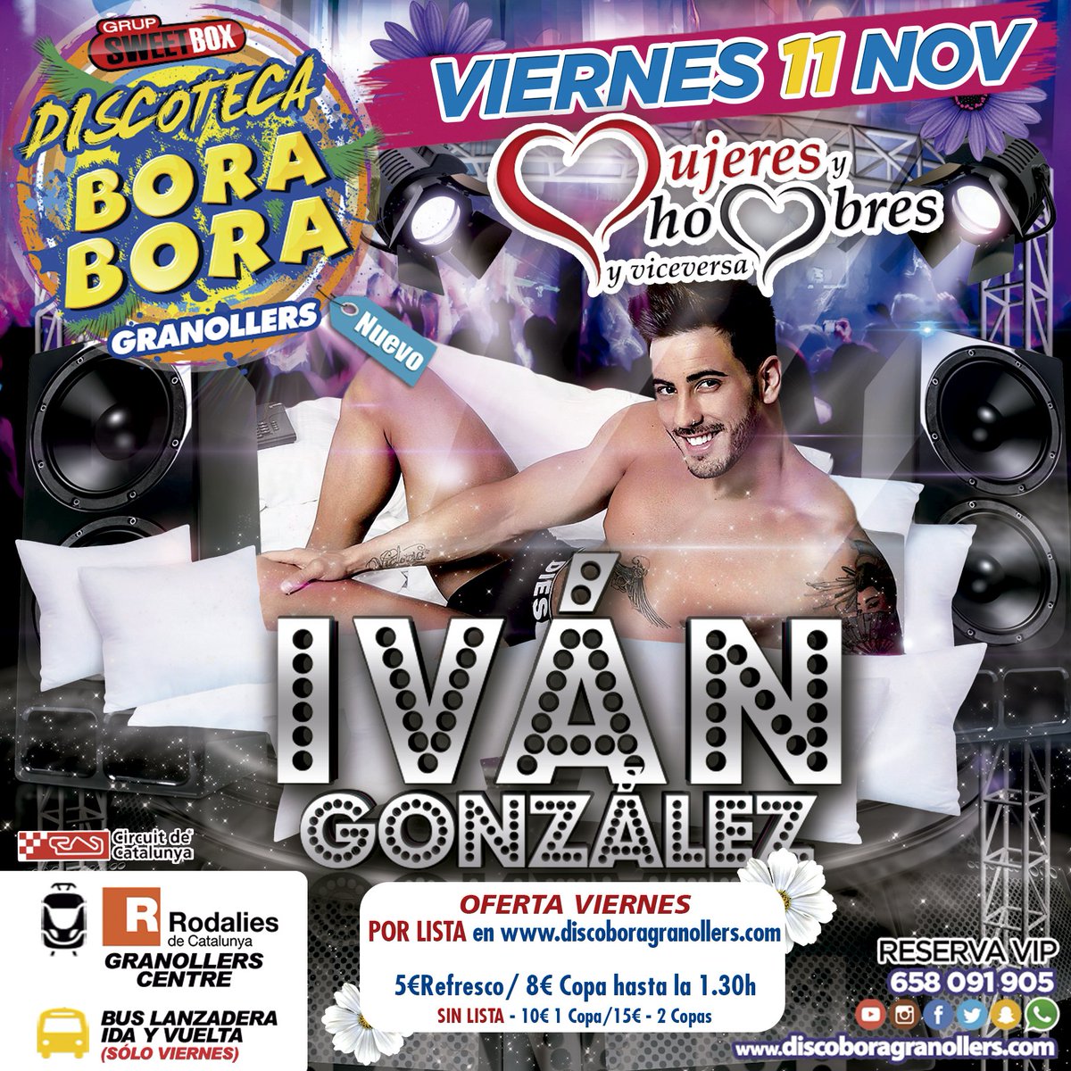 DiscoBora's tweet photo. IVÁN GONZÁLEZ de MYHYV
éste VIERNES en @DiscoBora Granollers

ENTRADAS DESCUENTO SÓLO 
apúntandote por LISTA en: https://t.co/bxH57MAP2a https://t.co/GHEgVGP2z3