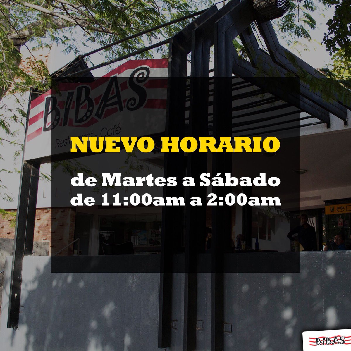 ¡¡Nuevo horario!! Volveremos el martes con las pilas recargadas al 100%. #bibasmaracaibo #domingo #maracaibo