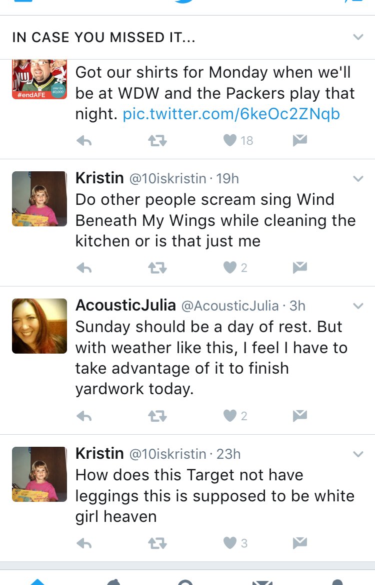 MiltownBucky's tweet photo. Twitter letting me know I missed Kristin being Kristin.... #tslap @twitter https://t.co/AWwfUXcEnO