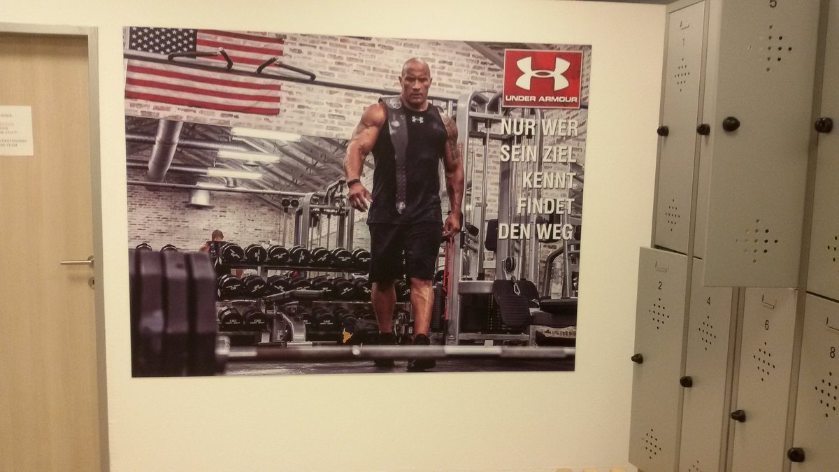 AustriaHarry's tweet photo. At my local GYM. @TheRock #gym #inspiration https://t.co/pbA41wtfb4