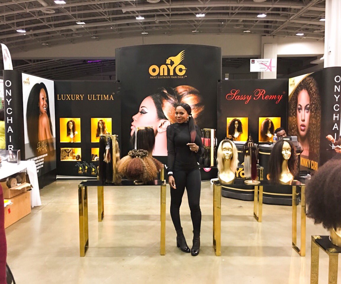 Facesofony's tweet photo. #Sundaymorning exhaustion but so PROUD of my @onychairnbeauty team👌🏾We did it @wpgc #FSO2016

#Hair #Hairstyles #ONYCHair #Hairbrand #Event https://t.co/RgRDXlf0uw