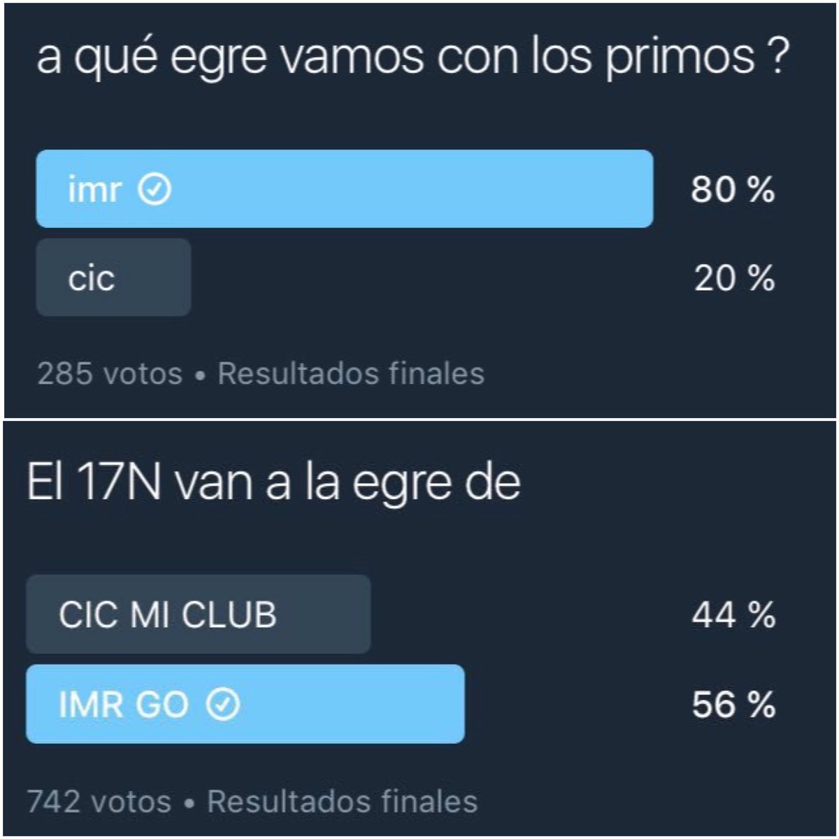 ImrPromo16's tweet photo. 🎵🎵
HICIERON ENCUESTA EN TWITTER
Y SE SUPO LA VERDAD
ESTE 17N
EL REINA LOS VA A GARCHAR‼️
🎶🎶🎵💥 https://t.co/ha8MbS0dgE
