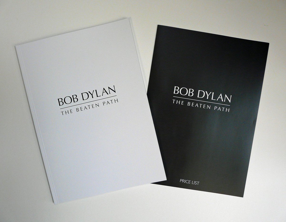 HawthornGallery's tweet photo. Did you miss out in the new release by #BobDylan? - The Beaten Path. Why not treat yourself to a brochure. https://t.co/8oaSbGZidJ https://t.co/AWNczEr2bK