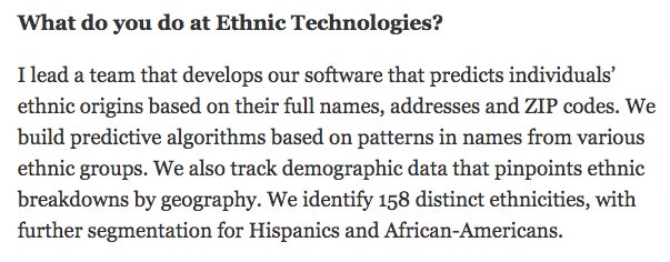 jathansadowski's tweet photo. Okay… *a lot* going on here. https://t.co/589CzScBa5 Oh for sure, Ethnic Technologies will only be used for good things, like selling makeup https://t.co/mLoVTSJT5O