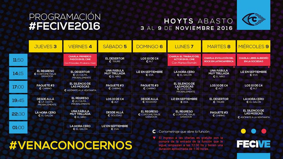 La programación de hoy arranca con "Los 10 de <a href="/c4trio/">C4 TRIO</a>". ¡No te quedes sin verla! Entradas en: hoyts.com.ar/pelicula/FECIV…