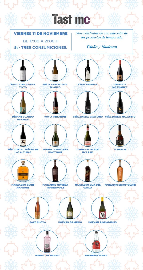 AzpilicuetaVino's tweet photo. Participamos con nuestros Colecciones Privadas, tinto y blanco, en la cata #TastMe de otoño-invierno @MagatzemEscola https://t.co/CTxiMFmPM4 https://t.co/6BaAYjLJDu