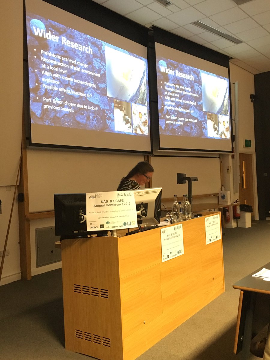Nautical Archaeology Society (@nautarchsoc) on Twitter photo Two papers in a row from <a href="/cardiffuni/">Cardiff University</a> on submerged landscapes and even the discovery and mapping of prehistoric footprints #ArchConf16 Two papers in a row from <a href="/cardiffuni/">Cardiff University</a> on submerged landscapes and even the discovery and mapping of prehistoric footprints #ArchConf16