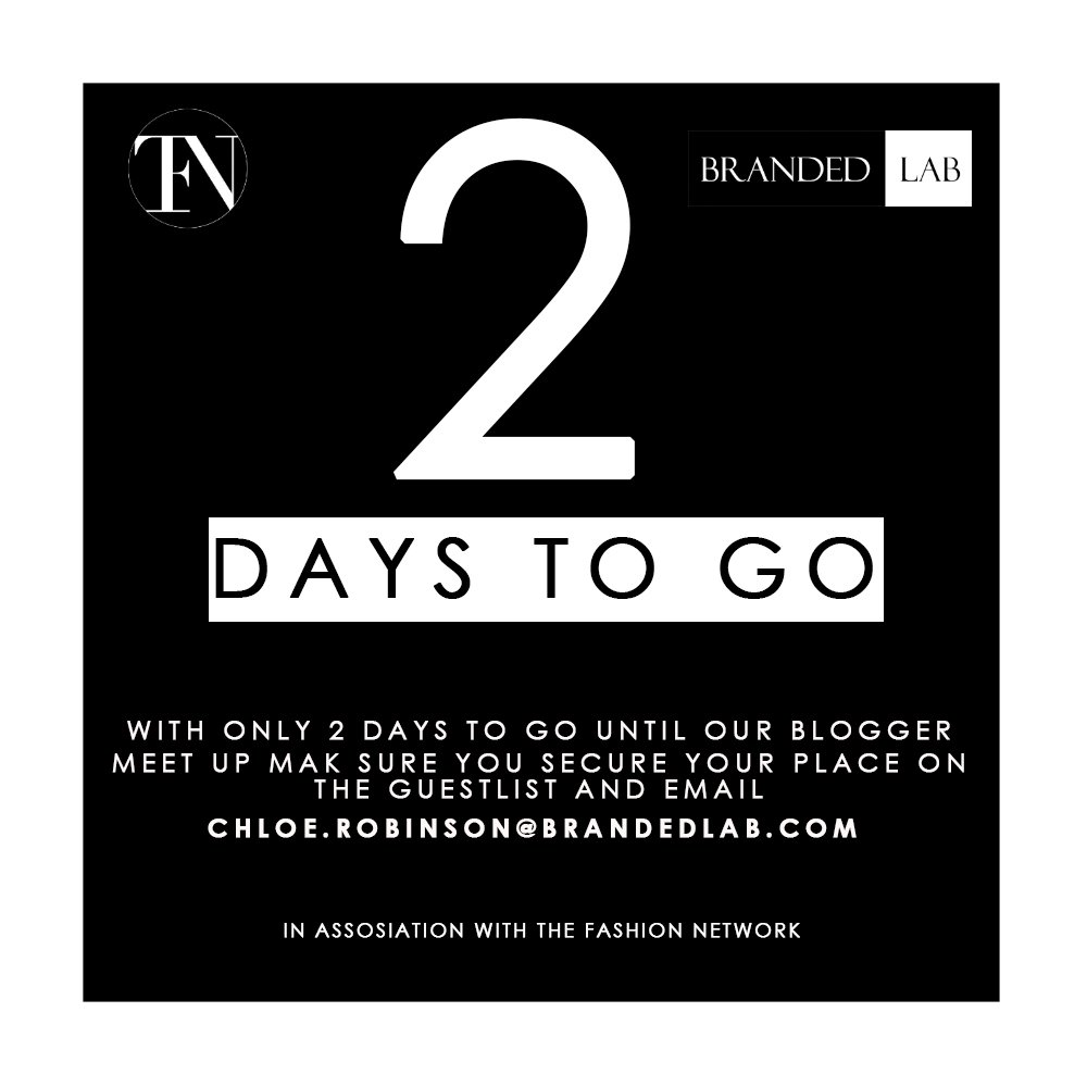 Just 2 days to go guys! Don't miss out, get your name on the guest list now! #event #bloggerevent #networking #mcrevent #fashionevent