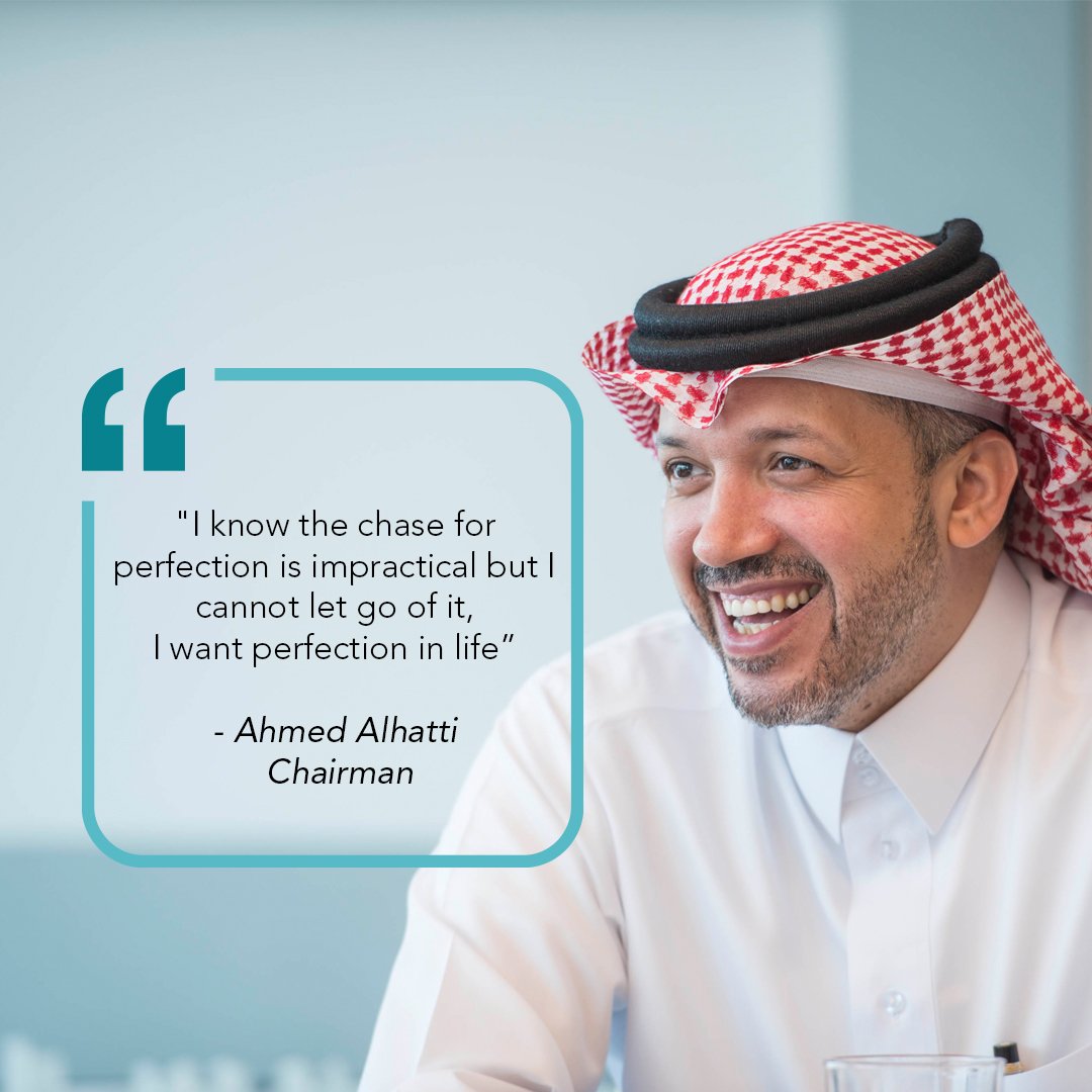 CayanGroup's tweet photo. "I know the chase for perfection is impractical but I cannot let go of it, I want perfection in life” - @AhmedAlhatti , Chairman #CayanGroup https://t.co/u07IQPUmpa