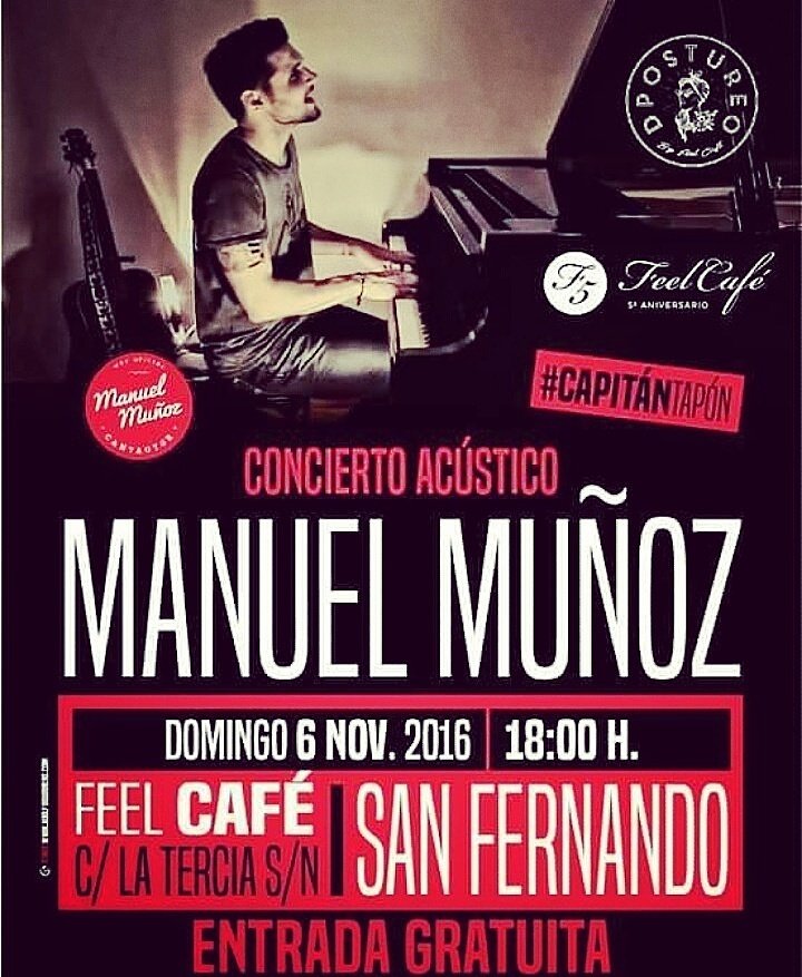 prod_daex's tweet photo. !!Esta tarde, los COACH soy vosotr@s¡¡ MANUEL MUÑOZ del equipo de @AlejandroSanz (@lavoztelecinco ) en @FeelCafe ENTRADA GRATUITA #dpostureo https://t.co/wo8BeT7U09