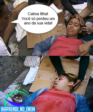 wagnercavalca's tweet photo. Existem pessoas que possuem o dom de dar ânimo, e outras não.
#Enem Enem atrasados #AprendiNoEnem #Enem2015
#timBETA https://t.co/2lr6GPDc6m
