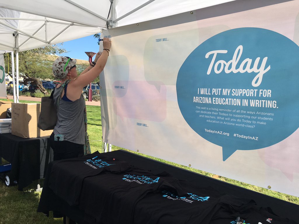 ExpectMoreAZ's tweet photo. Stop by our table at the #LFAFallFest and share your commitment to education in AZ with us. #TodayInAZ https://t.co/bA2vmTDdZd