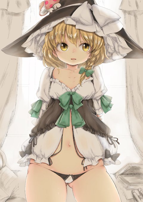 下半身むっちむちの魔理沙ちゃん 