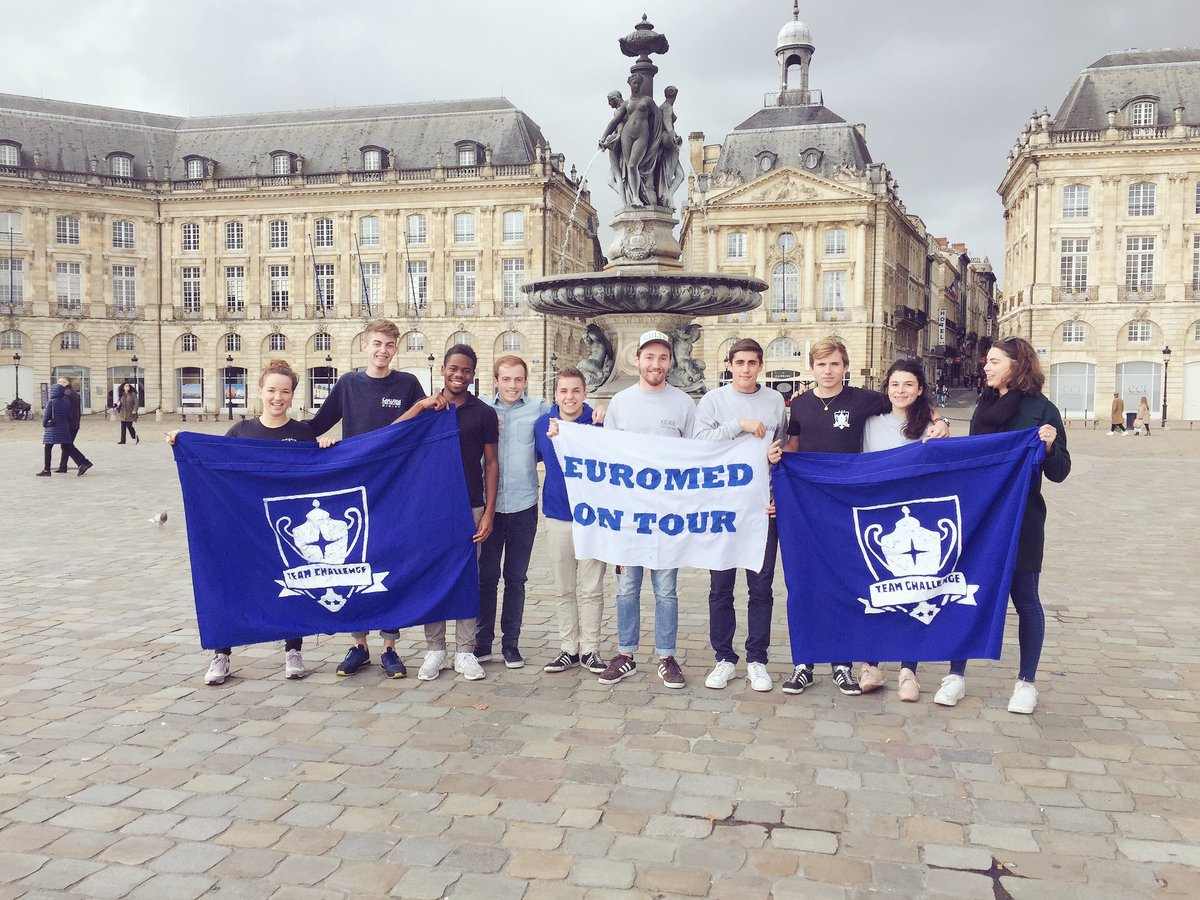 Après un week-end riche en rencontres, il est temps pour la Team @ChallengeMRS de clôturer ce 1er #EuromedOnTour Merci BDX ! #KSWE16