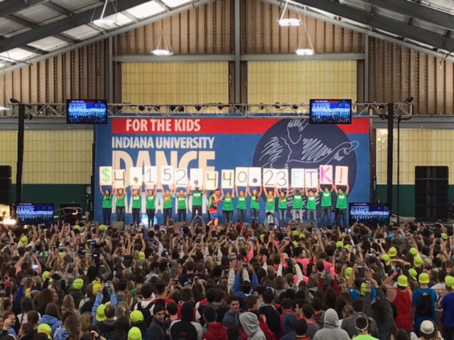 Congratulations <a href="/IUDM/">IU Dance Marathon</a> on another record breaking year. Over $4 million for Riley! #GiveHope #FTK