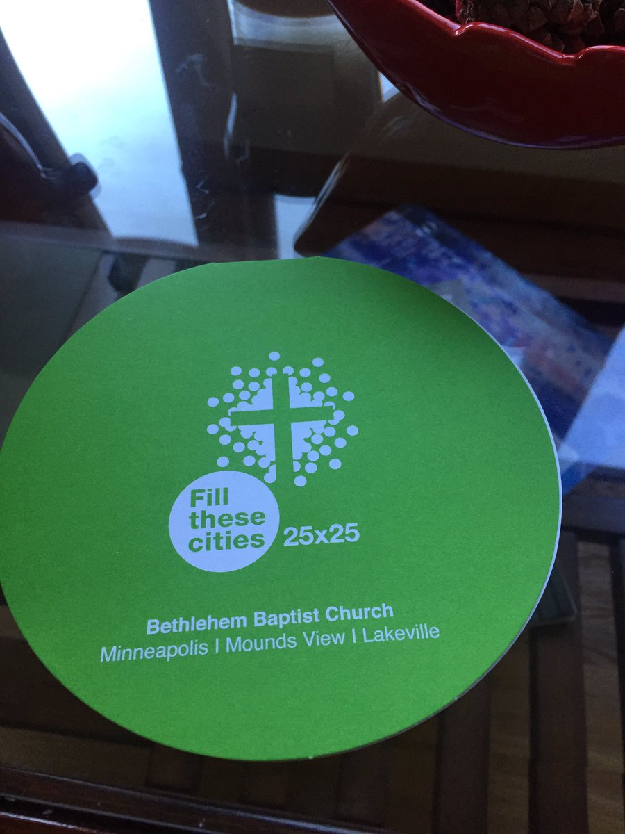 Excited to be a dot! #fillthesecities <a href="/hopeinGod/">Bethlehem Baptist</a>