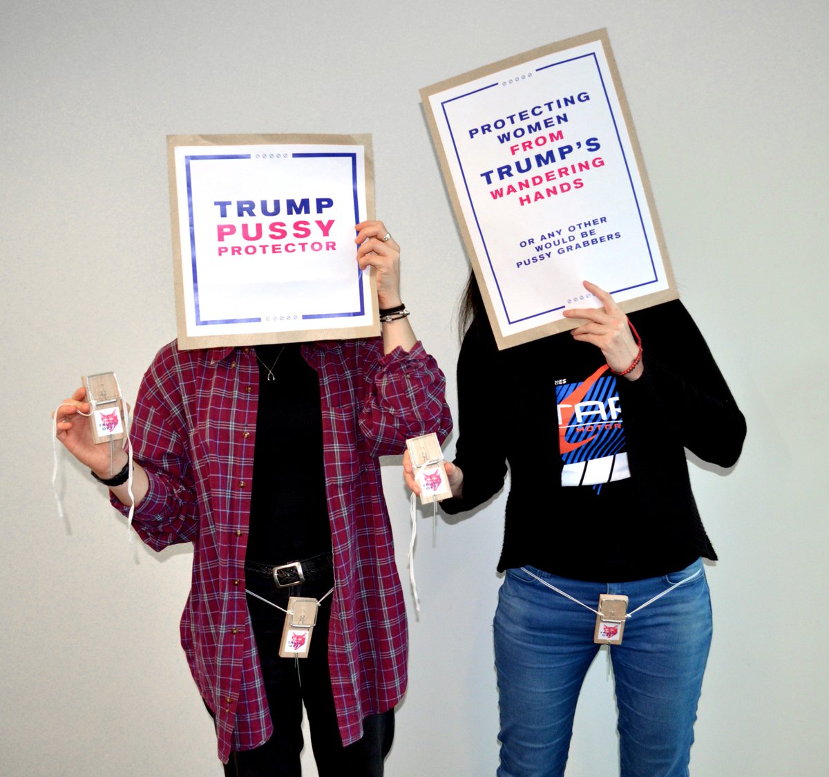 PussyProtection's tweet image. #TrumpPussyProtector a wearable mousetrap to send to America with UK tourists incase of impending doom on Tuesday tumblr.com/blog/pussyprot…