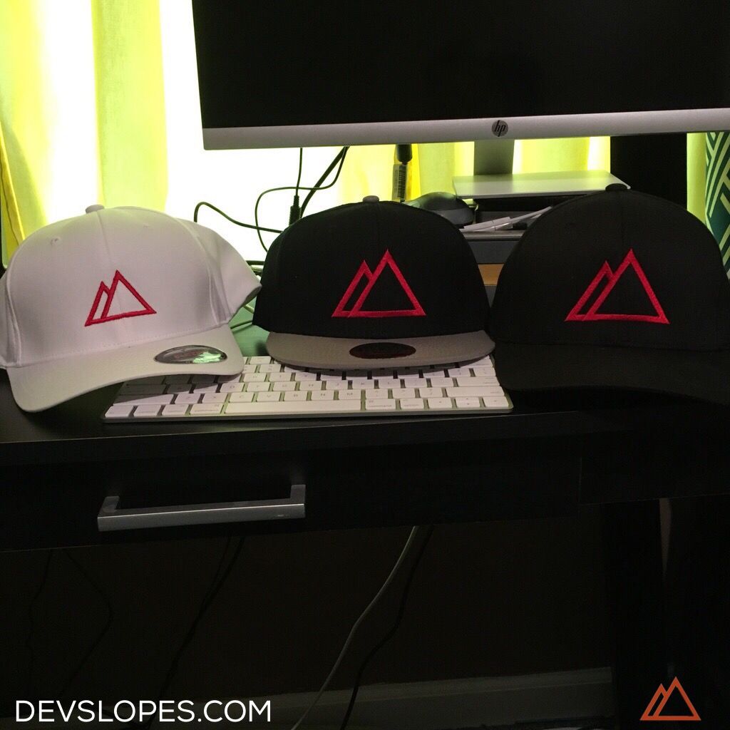 devslopes's tweet image. Jack got some new hats 😎 which one would you choose?
Find more cool coder swag on our website buff.ly/2fQS4BL
#devslopes #coderswag