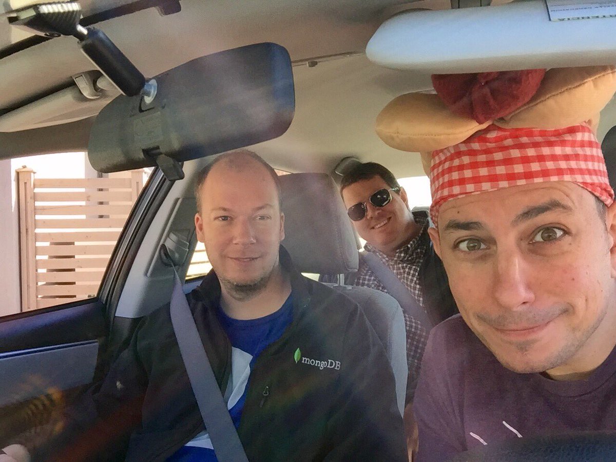 jmikola's tweet image. #WurstCon travel parties are leaving from the Four Pointe Sheraton lobby NOW! #tnphp16