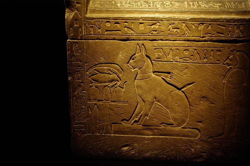 Sarcophagus of Prince Thutmose's cat, Ta-miu