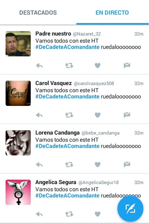 Tibayre0's tweet photo. #DeCadeteAComandante💀💩Tendencias chavistas en twitter son tan inhumanas como ellos mismo #BotsBots  @SinFiltros24 @NaranjaRA #FelizDomingo https://t.co/sY3ESSiDNQ