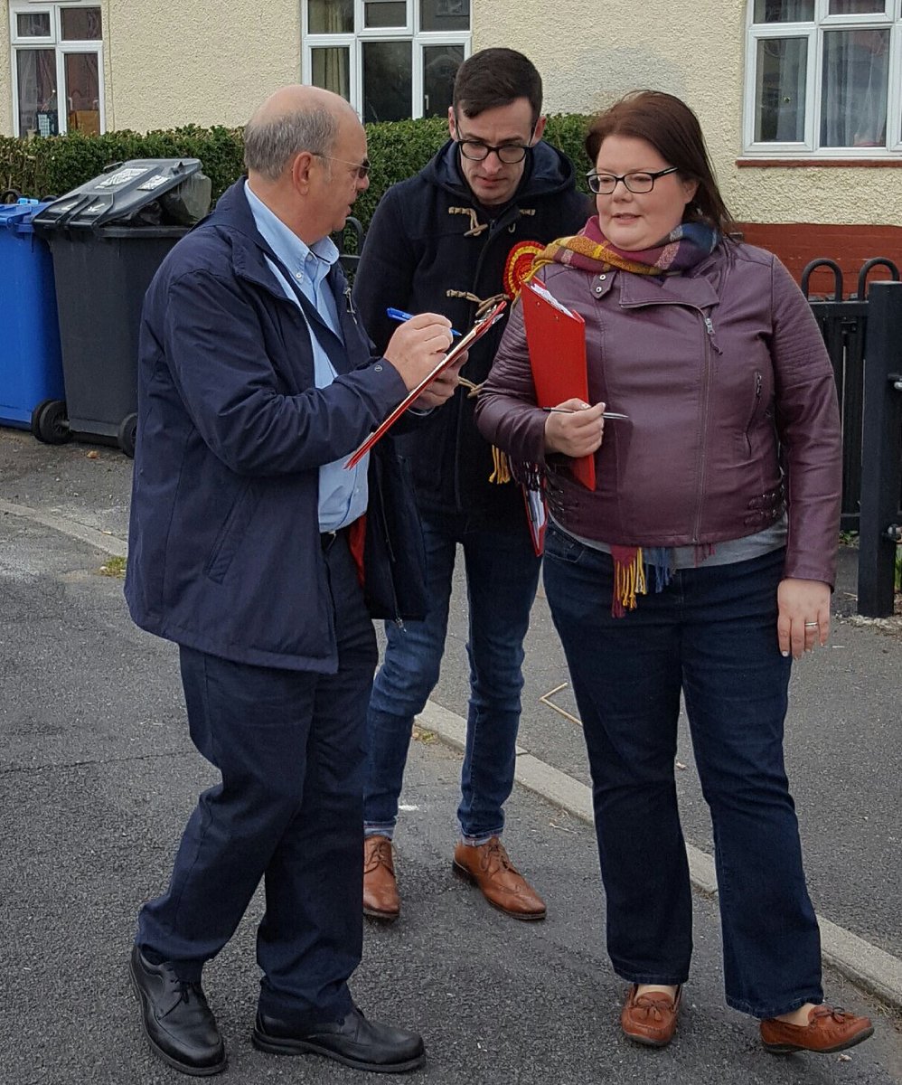 SinfinLabour's tweet photo. We were out talking to the good people of #Osmaston today, even the rain didn't stop us on the #labourdoorstep https://t.co/9cVwGjRwZ7