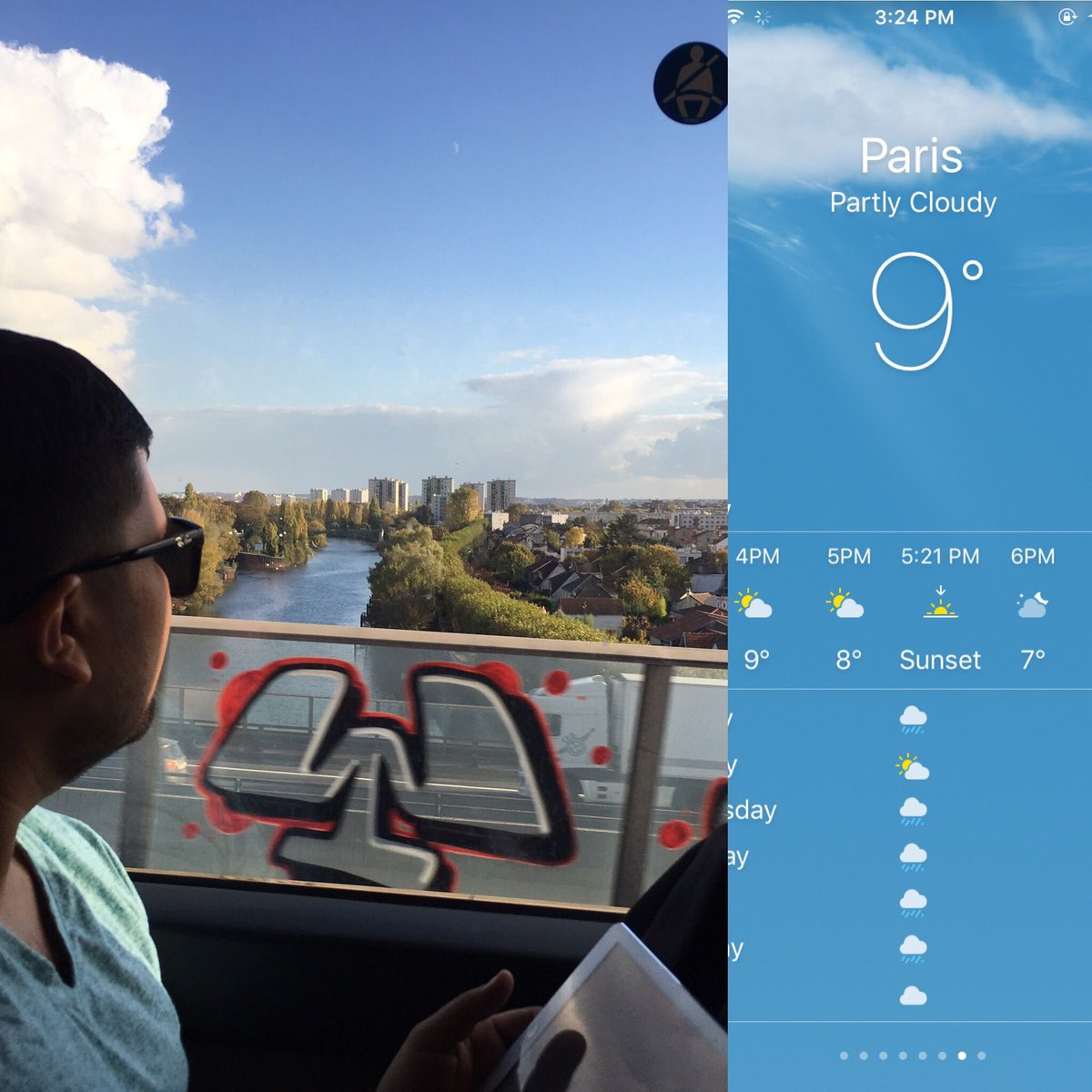 RecruitX_'s tweet photo. In Paris, Bonjour, Comment ça va? Can confirm we didn't dress for the weather. Tharaka #pondering #WebSummit #RecruitX #SLrepresent https://t.co/3IZLTtH1t4