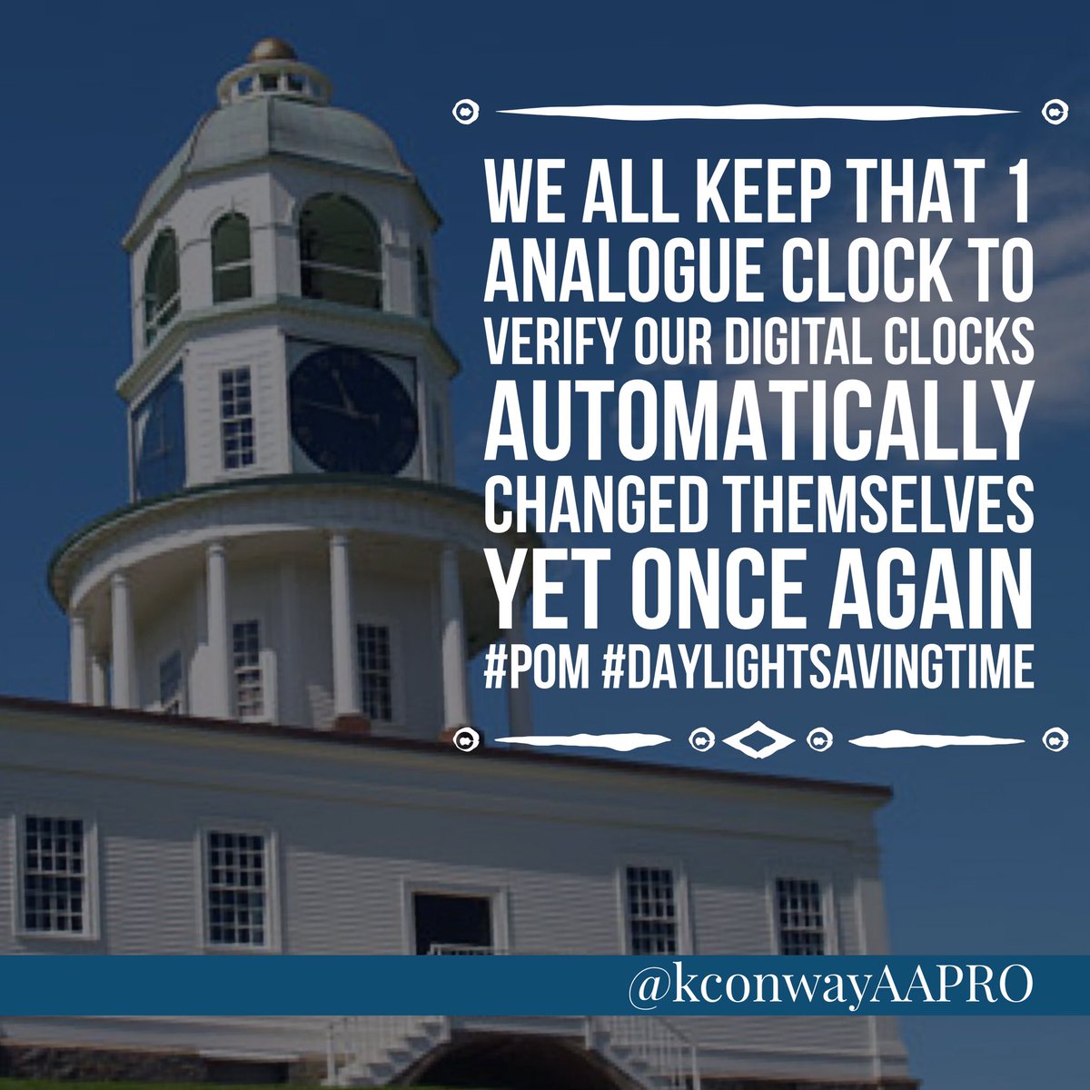 EastCoastKenny's tweet image. #daylightsavingstime