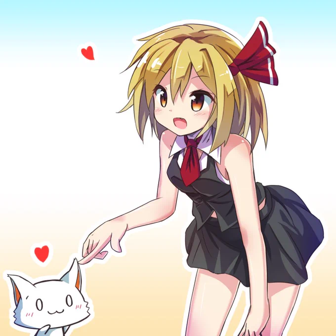 先月七日のルーミアを軽く手直ししたものです...φ(:3」∠)_
#毎月7日はルーミアの日
#毎月七日はルーミアの日 