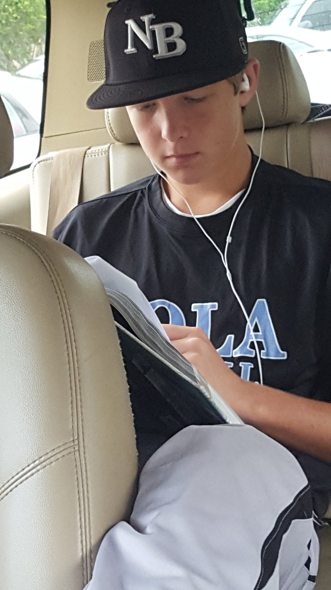 ccccdad's tweet photo. Getting some HW done on the ride to Jones Community College for some Nola Baseball⚾ https://t.co/jcfZ9fz8jz