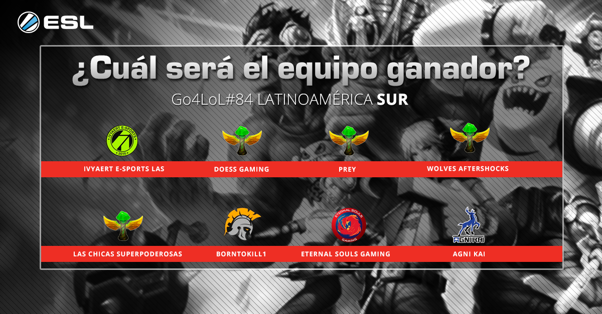 ESLlatam's tweet photo. ¿Quién será el mejor de la semana en #Go4LoL84 #LAS? ¡Apoya a tu favorito! https://t.co/IHqIsy4MoD https://t.co/LuNsLwOvUZ