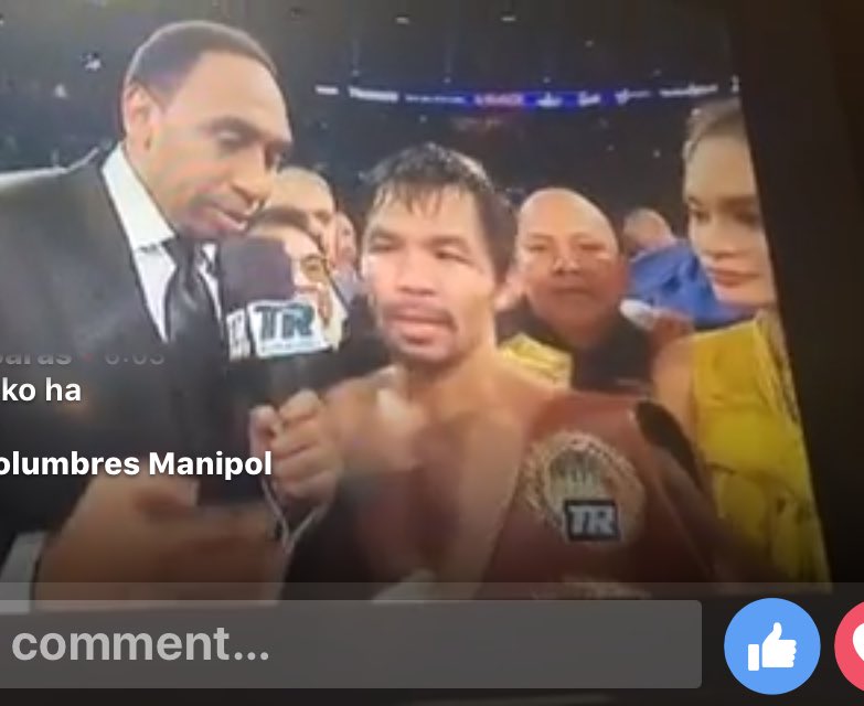 jo_frias's tweet photo. Congratulations again Sen. Pacquiao! Full support si Ms. Universe at syempre si nanay Dionisia-present!
#SPSPakLaban @ofcaldub_LAcali https://t.co/Icmp19VIuX