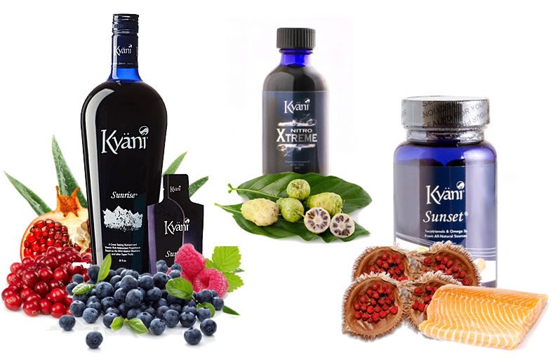 3 quick, simple, natural products that will change your body, mind and confidence. Kyani Nitro, Sunrise and Sunset. Wellnessto.kyani.net