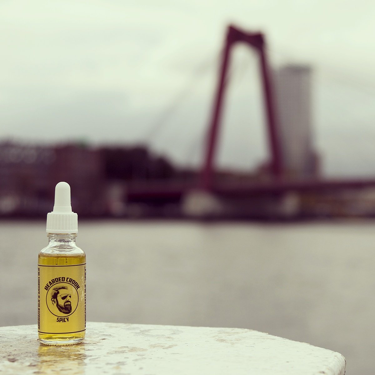 #beardedcrook baardolie spicy
#Rotterdam #willemsbrug