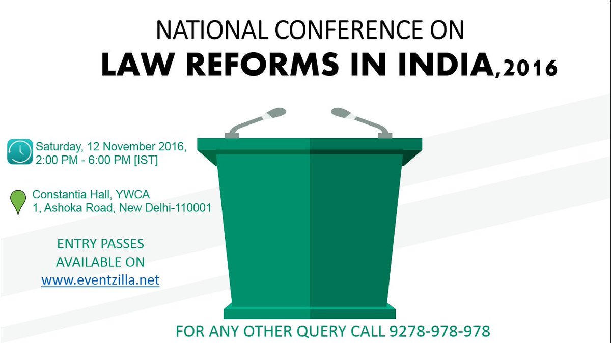 If you are fed up with the current laws &amp; want some amendment, then do join us.
#12NovConference