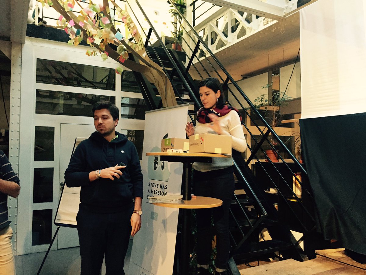 AureliaTrombini's tweet photo. SmartTicket pour dématérialiser les tickets de caisses : 2 jours de #Creathon pour un super proto #SwitchUpChallenge https://t.co/o8mTbQw3d0