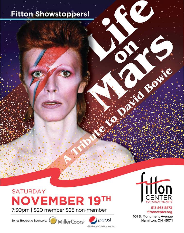 MindIgnition's tweet image. Come join us for Life on Mars: A Tribute to David Bowie Nov 19th at Fitton Center for Creative Arts bit.ly/2fuJpQW