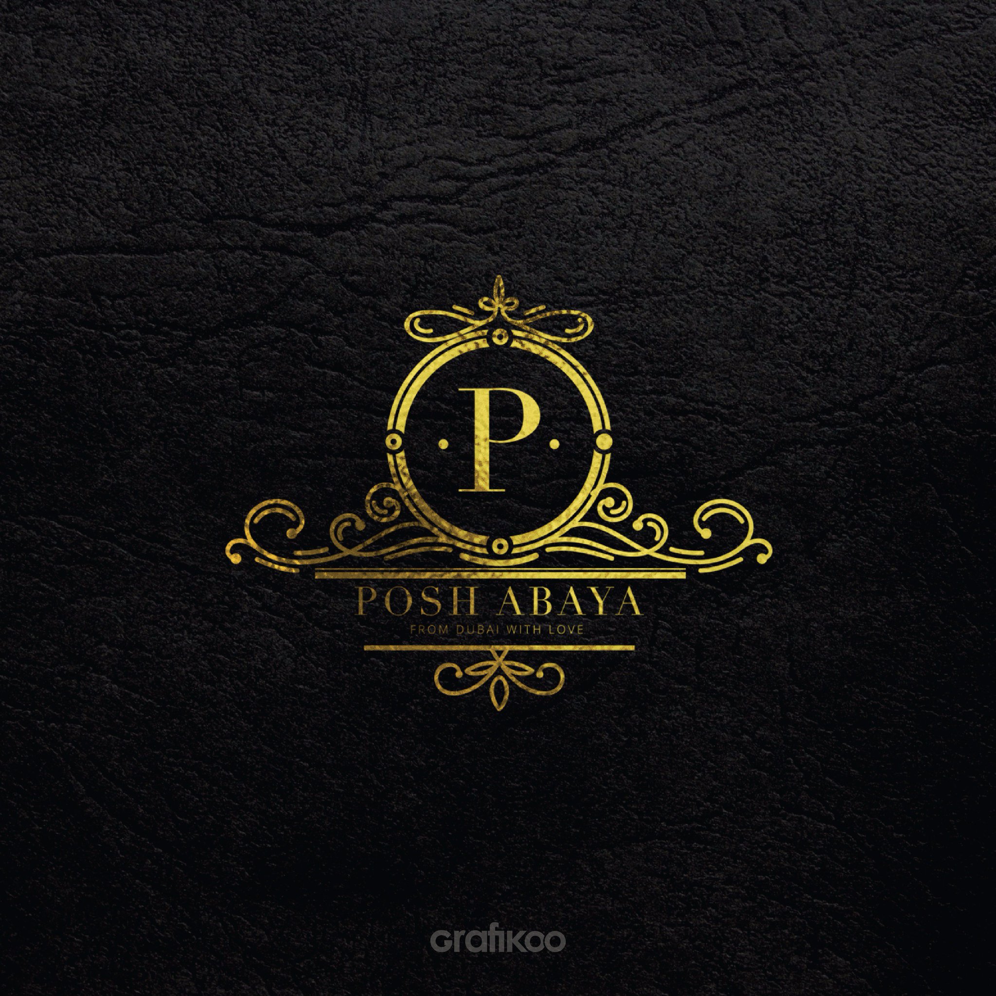 Grafikoo Auf Twitter Posh Abaya Logo Design Grafikoo Abaya Logos Logodesign Logotype Brand Identity