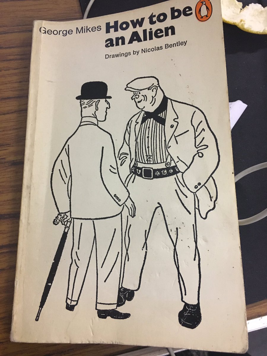 How to become an Alien, George Mikes. Satirical handbook written in '46 #satire #stillrelevant #penguinbooks