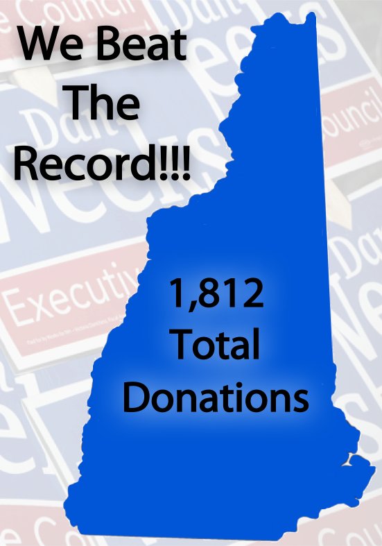 Weeks4NH's tweet image. This is Huuuuuuge! Thanks to you, we just set the record for most contributions in a NH Executive Council race! #citizenpower #nhpolitics