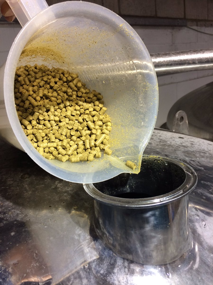 Dry hopping Concord Pale Ale with a mountain of Cascade. Ready for racking next week #paleale #hops #craftbeer #tasteslikeheaven