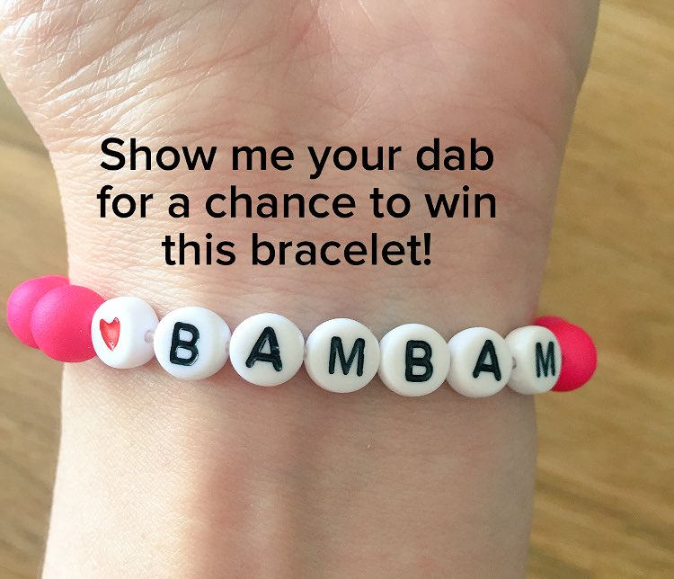 akapattycake's tweet photo. [For #iGOTs attending #GOT7 Vancouver FM only] Win this @BamBam1A bracelet, reply with your best #dab photo! Winner chosen @ 10pm tonight. https://t.co/K7SDBLwUPf