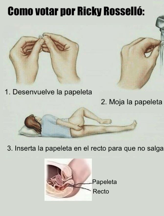 Guzabra's tweet image. Instrucciones para votar por Ricardo Rosselló. #MuchoOjo