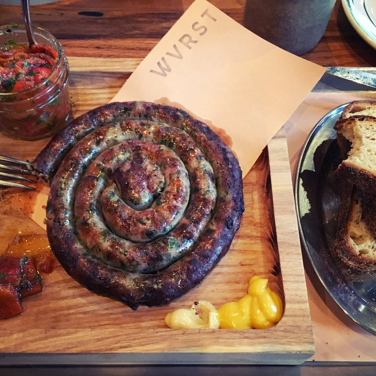 DragonBe's tweet image. The wurst taste of my life @WurstCon #tnphp16