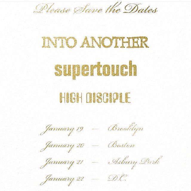 supertouch band (@supertouch_nyc) on Twitter photo This is happening #intoanother #supertouch #highdisciple #revelationrecords #eastcoastrun This is happening #intoanother #supertouch #highdisciple #revelationrecords #eastcoastrun